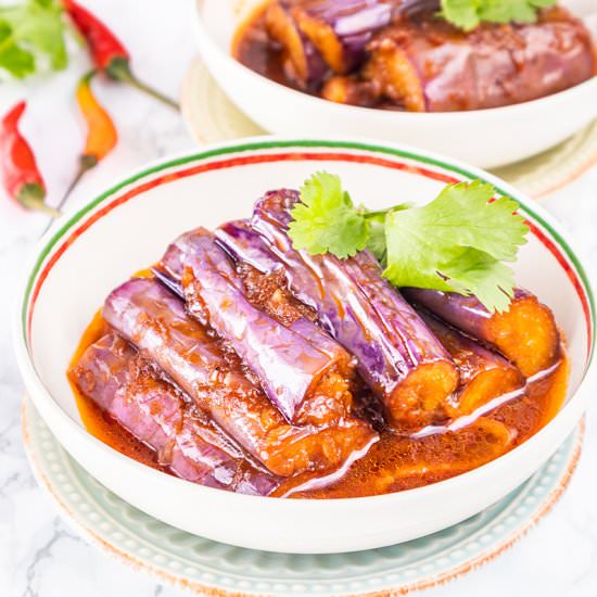 Indonesian terong balado