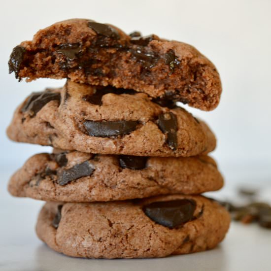 Double Chocolate Pudding Cookies