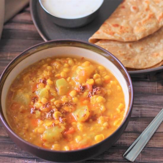 Lauki Chana Dal