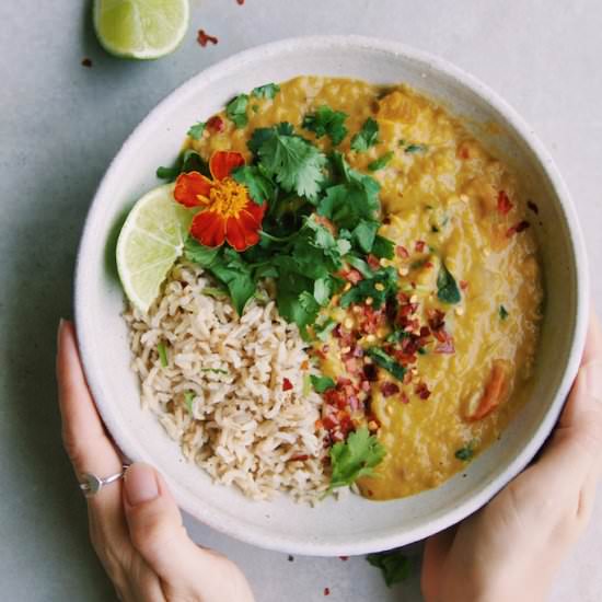 Easy Weeknight Pumpkin Dahl