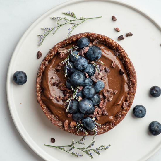 Double Chocolate Vegan Tart