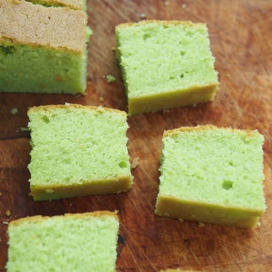 Pandan Butter Cakes