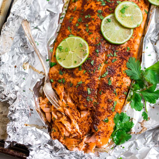 Spicy Baked Salmon
