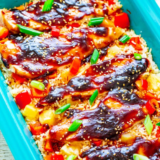 Baked Teriyaki Chicken & Rice