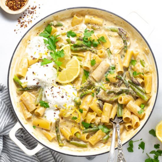 Lemon Garlic One Pot Pasta