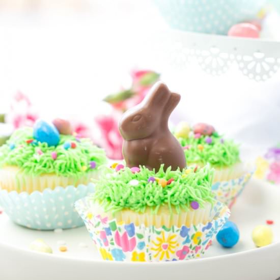 Easter Bunny Cupcakes