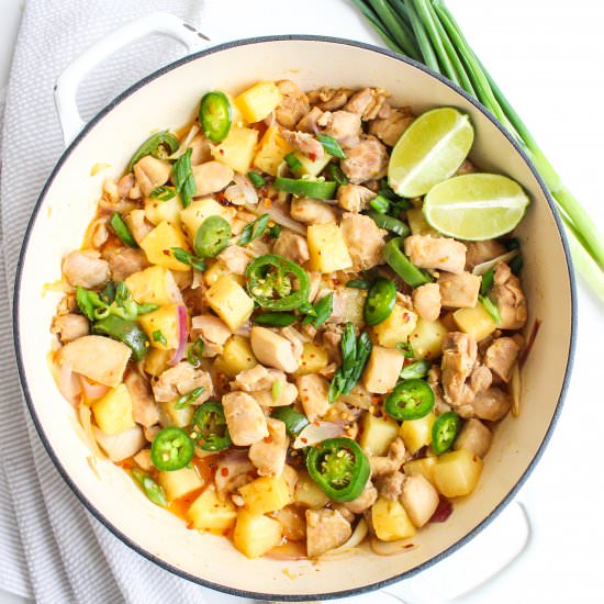 Spicy Pineapple Chicken