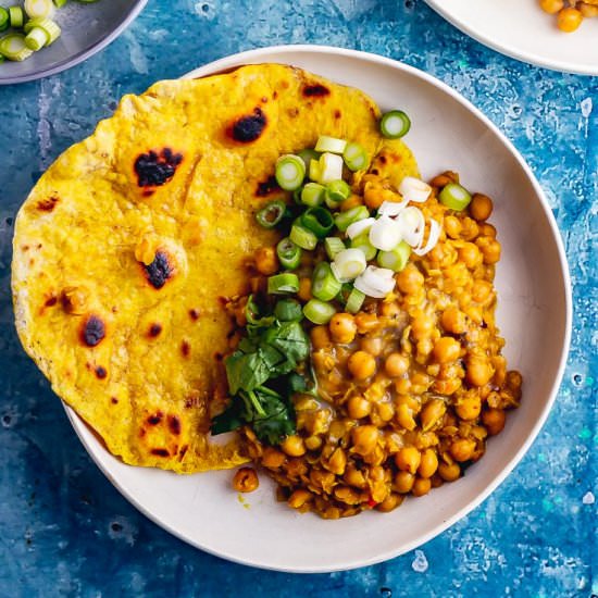 Chickpea Curry with Coconut Milk