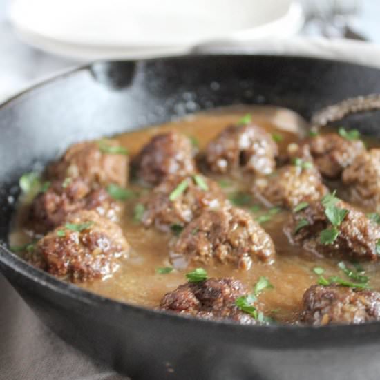 Homemade Swedish Meatballs
