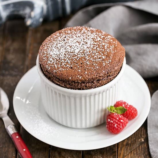 Individual Chocolate Souffles