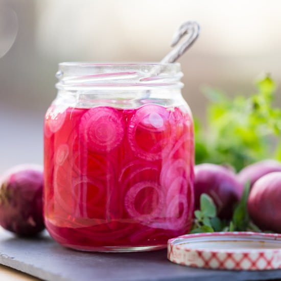Pickled red onion