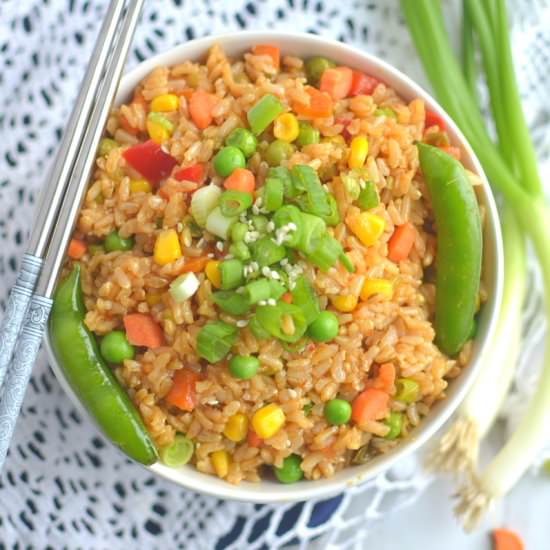 INSTANT POT TERIYAKI FRIED RICE