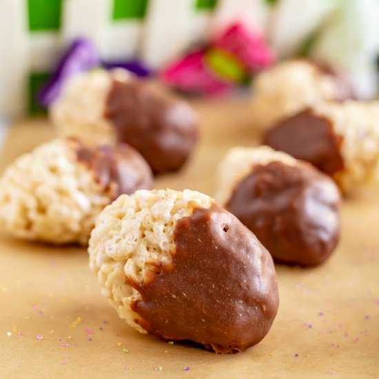 Easter egg Rice Krispie treats