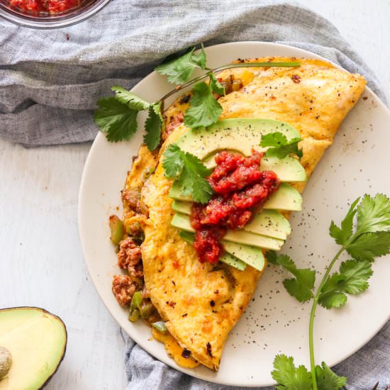 Whole30 & Keto Chorizo Omelette