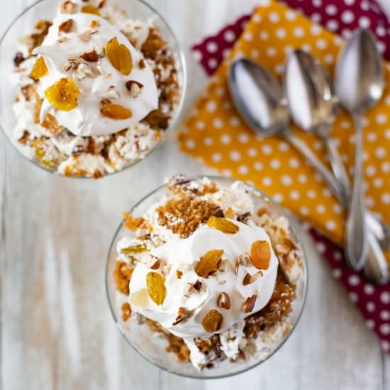 Carrot Cake Cheesecake Trifle