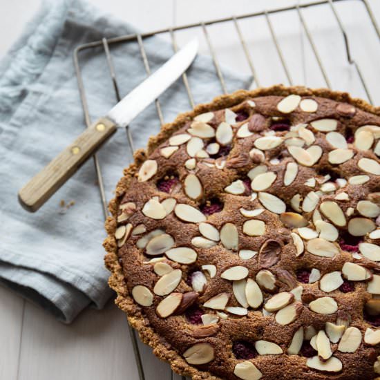 Raspberry & Almond Frangipane Tart