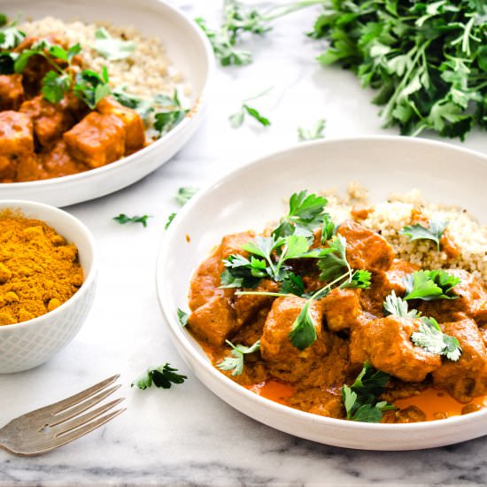 Vegan Butter Spice Tofu (gf)