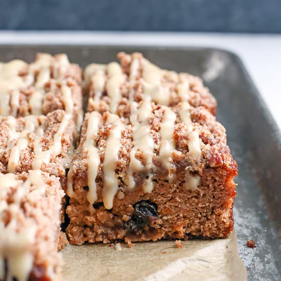 Paleo Morning Glory Coffee Cake