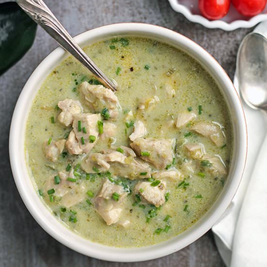 Paleo Whole30 Chicken Chili Relleno