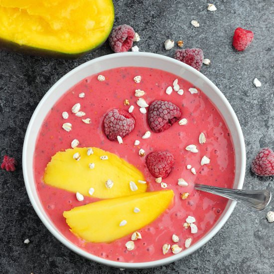 Mango-Raspberry Smoothie