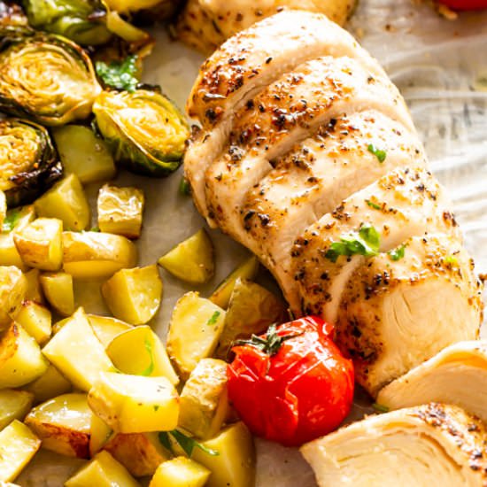 Sheet Pan Garlic Herb Chicken
