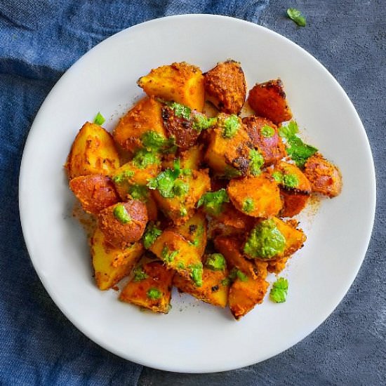 Tandoori Aloo (Air Fryer Recipe)