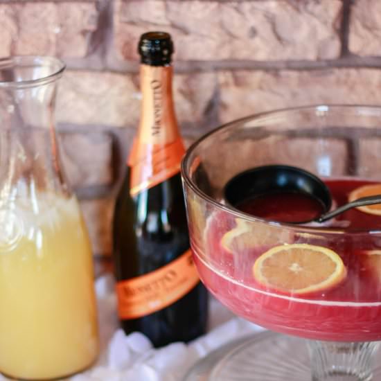 Holiday Prosecco Punch