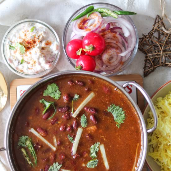 Punjabi rajma / kidney beans