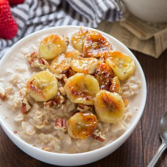 Caramelized Banana Oatmeal