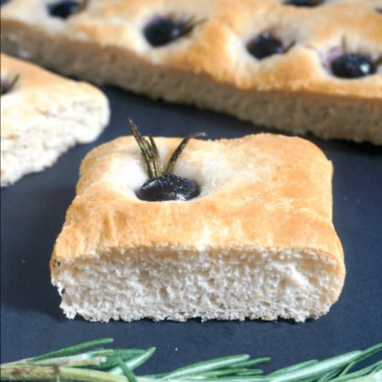 Grape and Rosemary Focaccia