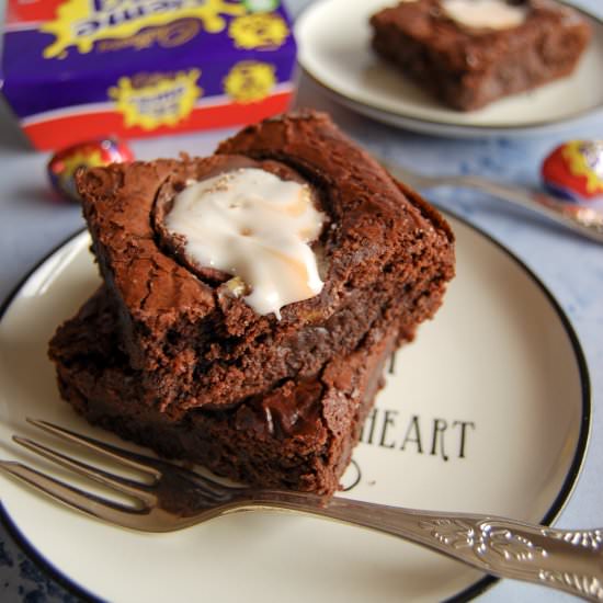 Cadbury Creme Egg Brownies