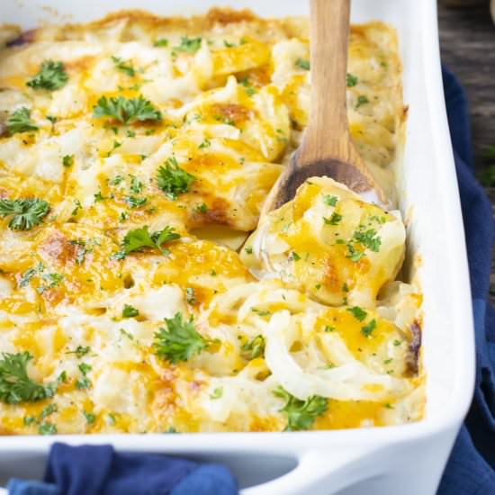 Homemade Scalloped Potatoes