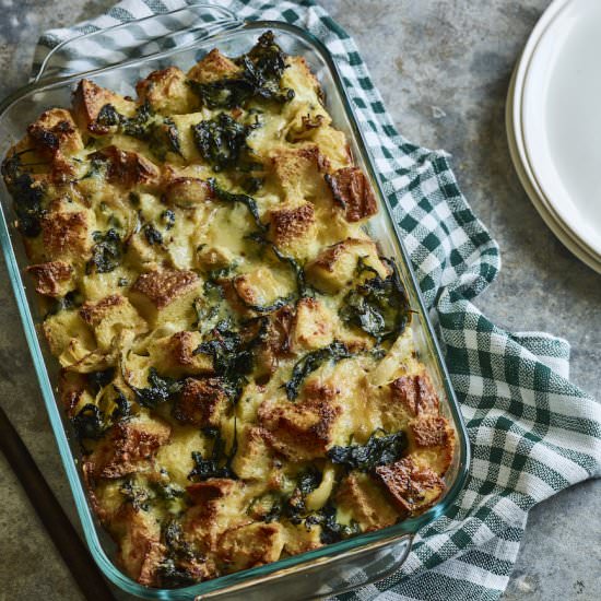 Spinach Artichoke Strata