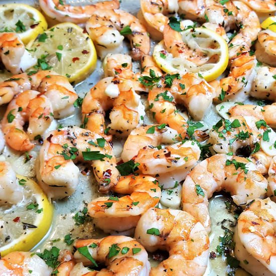 Easy Rosemary Garlic Shrimp