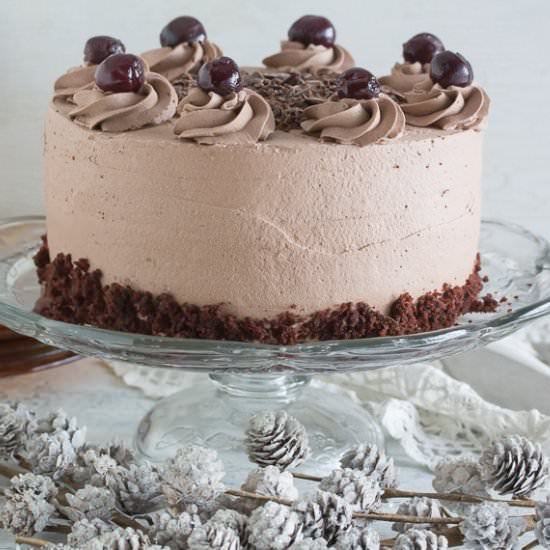 Low FODMAP Black Forest Cake