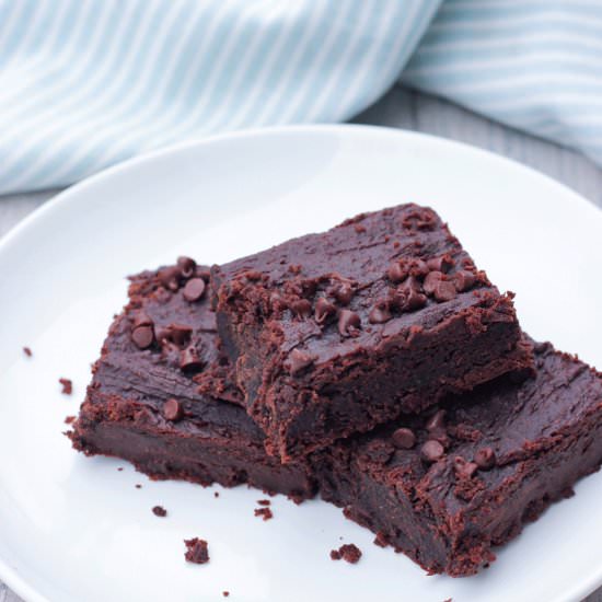Chickpea Flourless Brownies