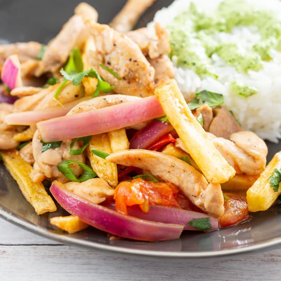 Pollo Saltado (Peruvian Stir-Fry)