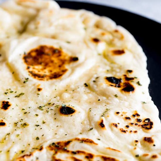 Simple Garlic Naan Recipe