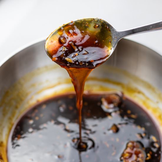 Sweet and Tangy Sticky Soy Glaze