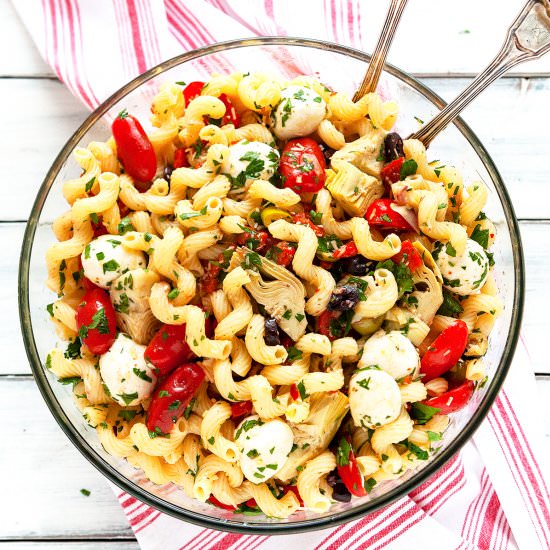Easy Italian Antipasto Pasta Salad