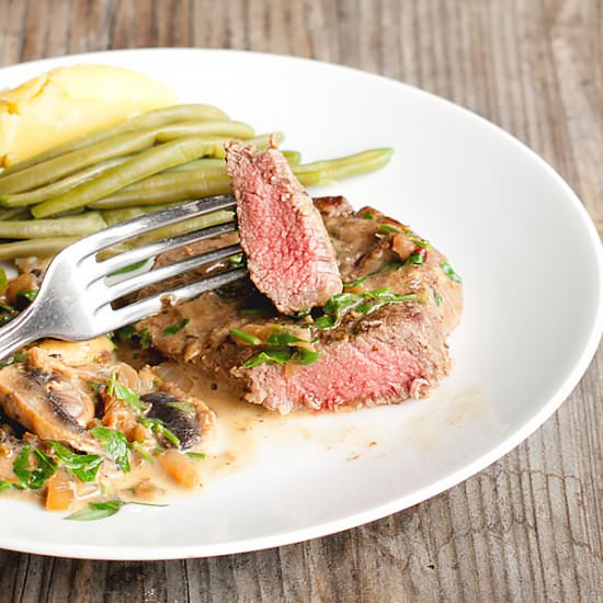 Steak and Mushroom Sauce