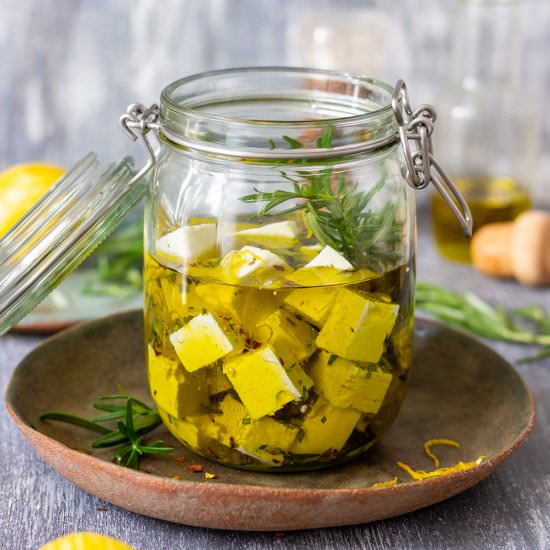 rosemary marinated feta cheese