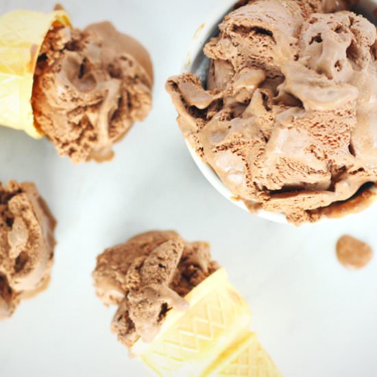 Homemade Chocolate Ice Cream