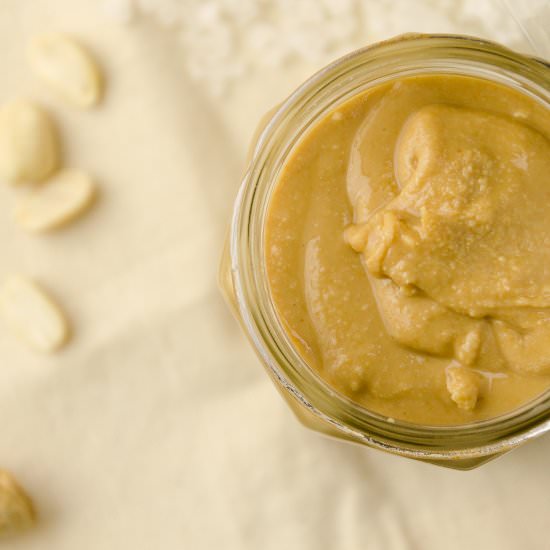Homemade peanut butter