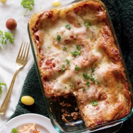 easy lasagna bolognese