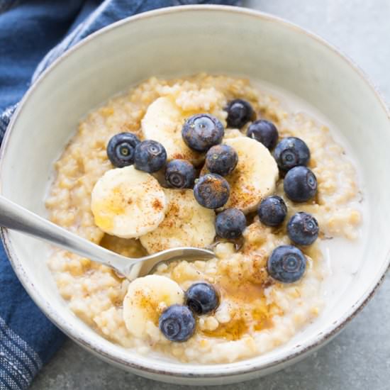 Instant Pot Steel Cut Oats