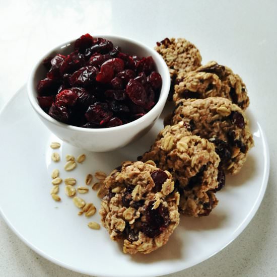 Dark Chocolate Oatmeal Cookies