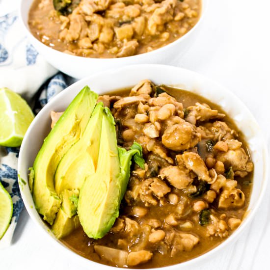 White Chili with Chicken and Beans