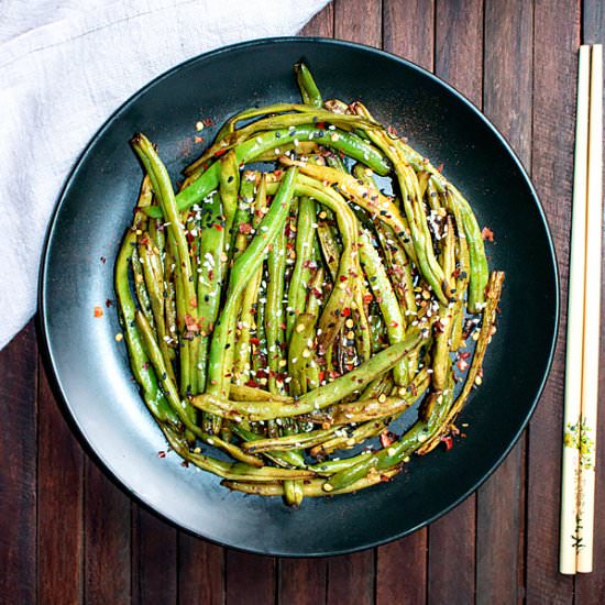 Szechuan Dry Fried Green Beans