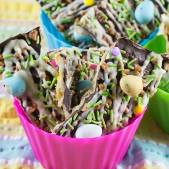 Easter Toffee Bark